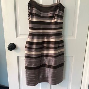 BCBG MaxAzria strapless dress